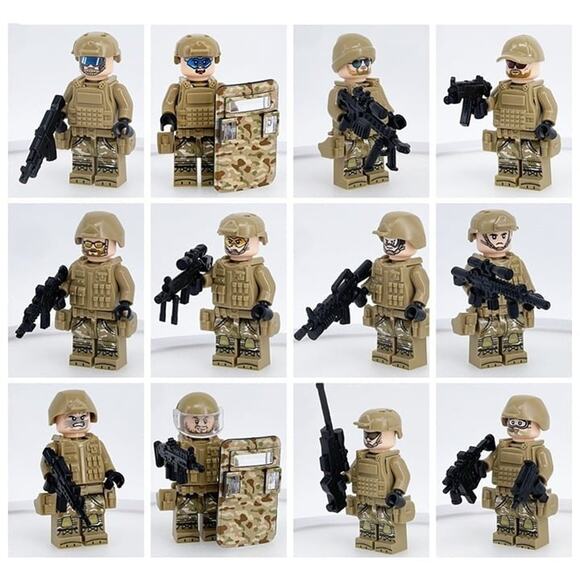 Special Forces Custom Minifigures Lot of 12 - Picture 4 of 4